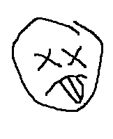 blegh face